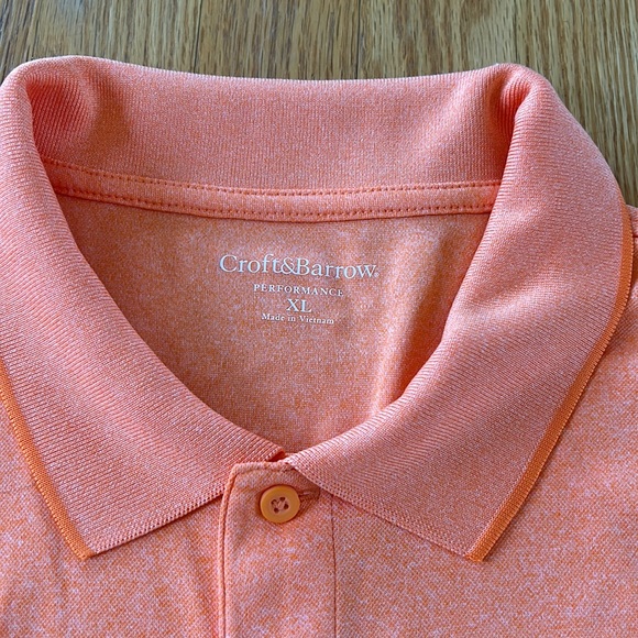 NWT Men’s Croft & Barrow performance short sleeve microfiber golf polo size XL - Picture 2 of 5